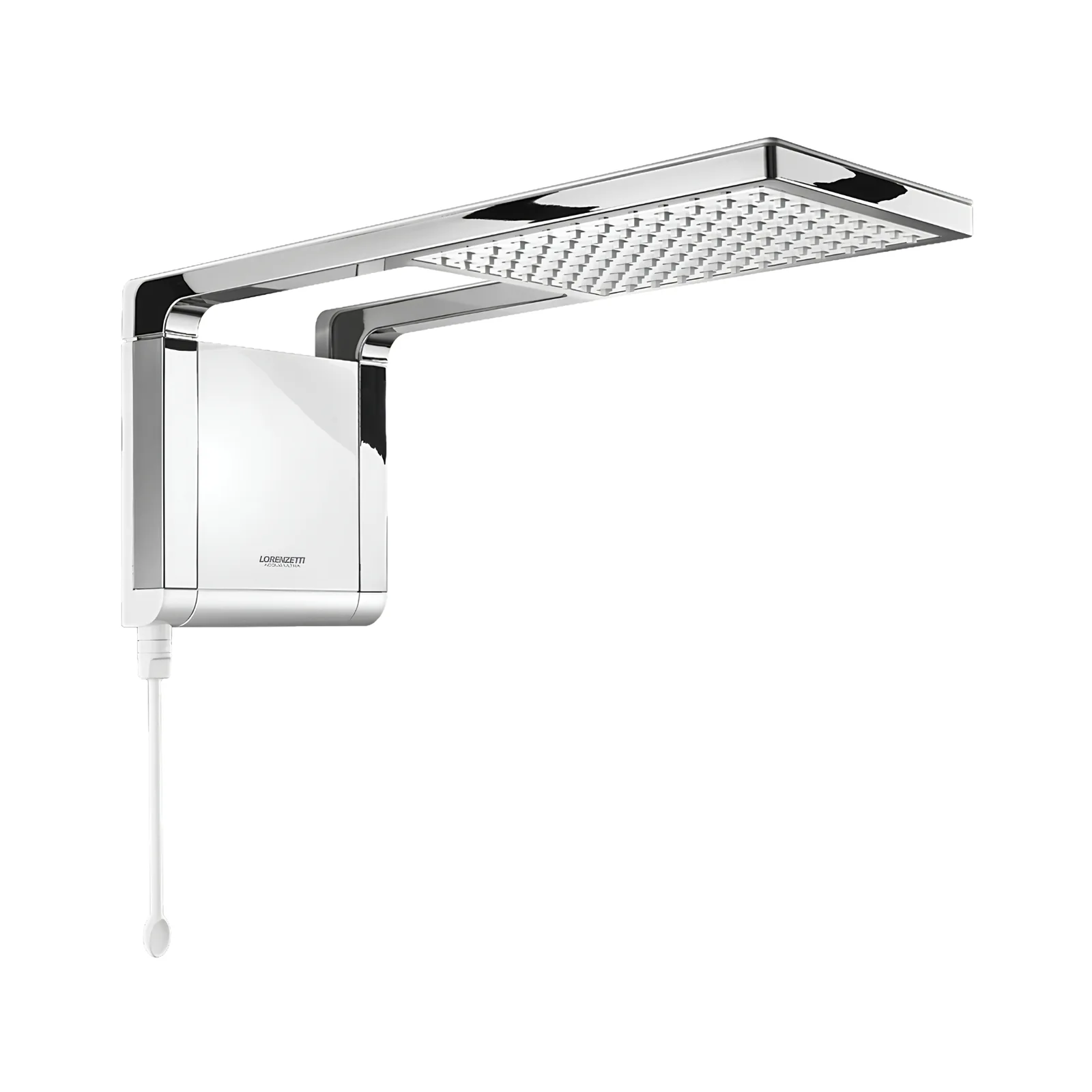 Chuveiro Elétrico Branco/Cromado 127V 5500W Lorenzetti Acqua Storm Ultra