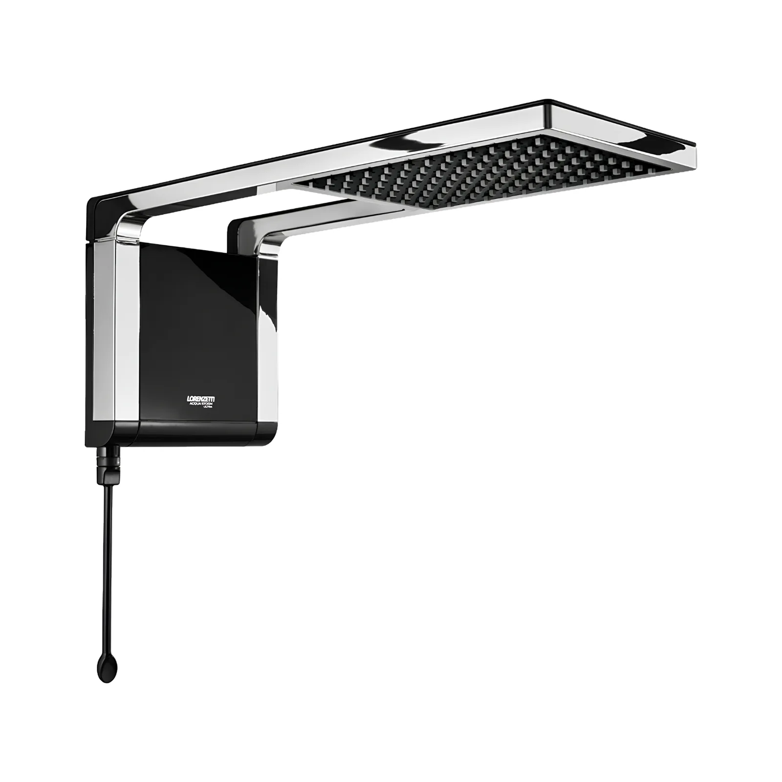 Chuveiro Elétrico Preto/Cromado 220V 6800W Lorenzetti Acqua Storm Ultra