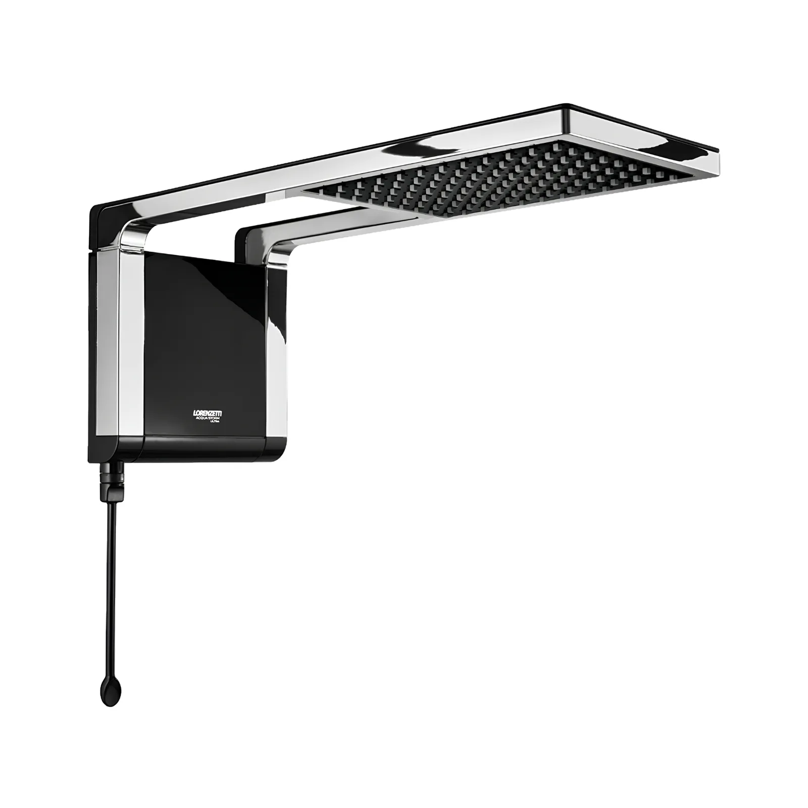 Chuveiro Elétrico Preto/Cromado 220V 7800W Lorenzetti Acqua Storm Ultra