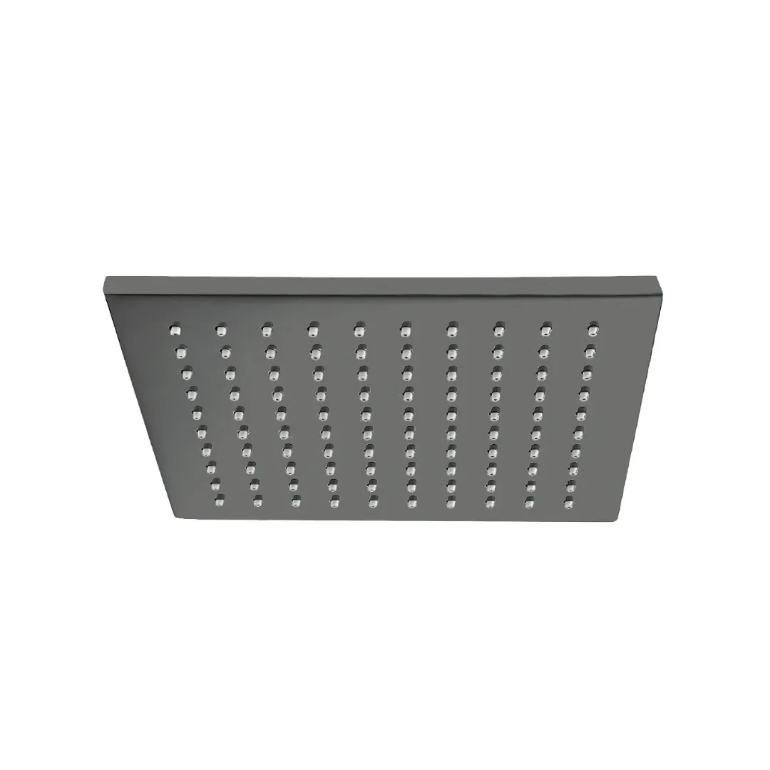 Chuveiro Quadrado 20x20 Light Graphite sem Haste Lexxa Bagno