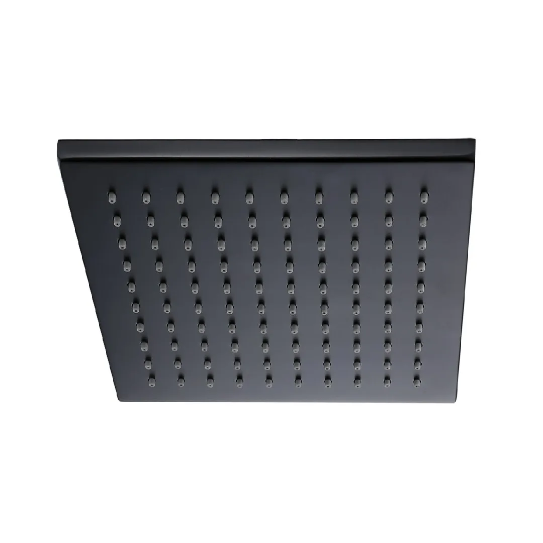 Chuveiro Quadrado 20x20 Lexxa Bagno LX41B Preto Fosco