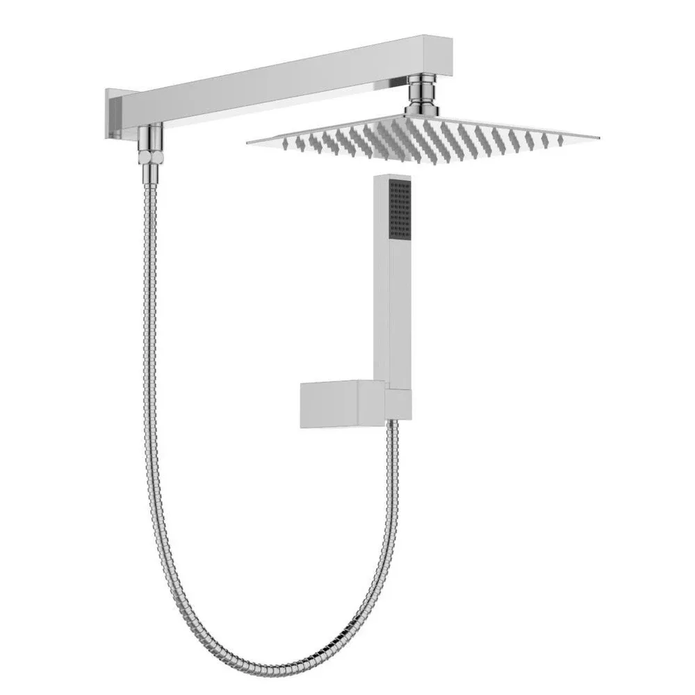 Chuveiro Quadrado com Desviador Lexxa Bagno LX4107 Cromado
