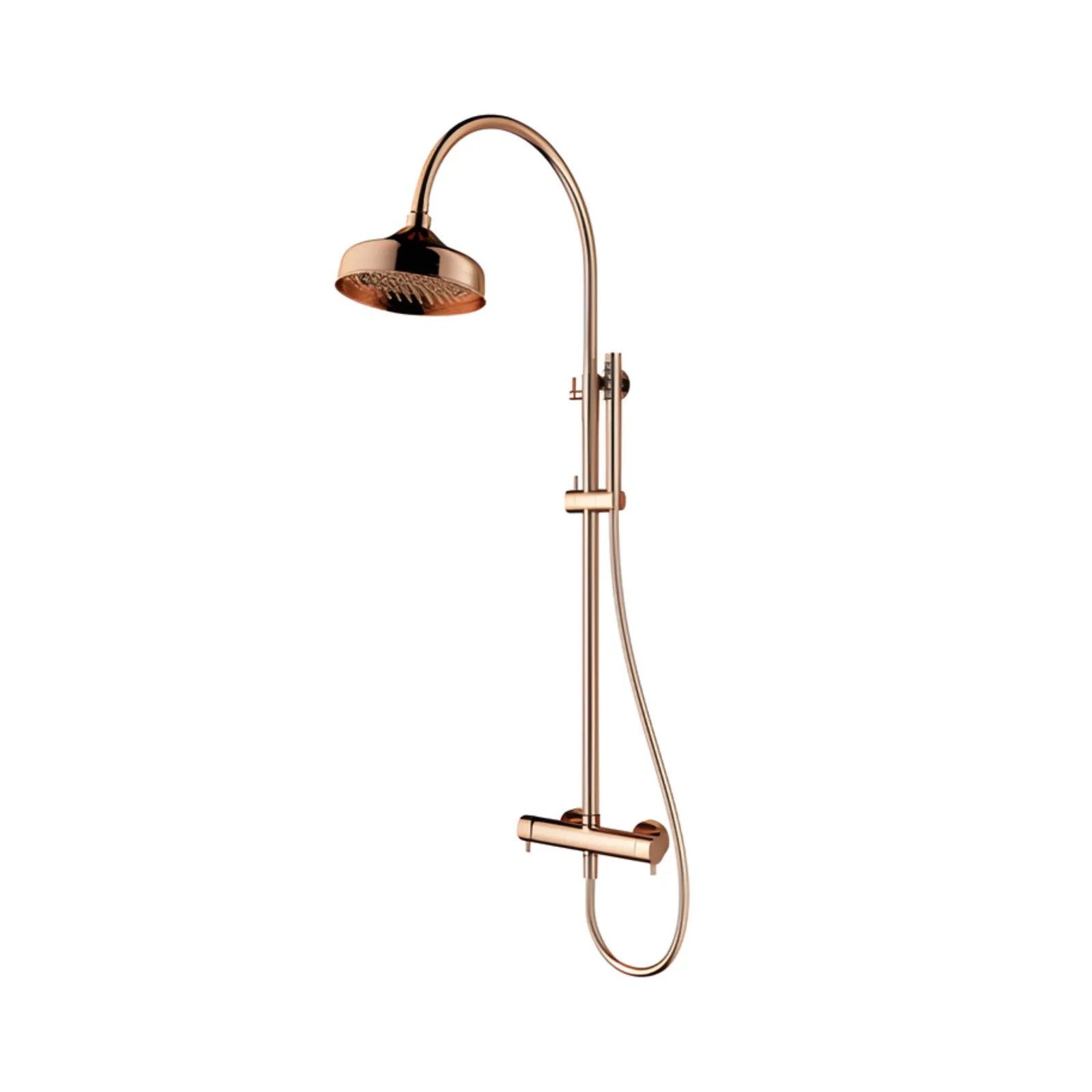 Chuveiro Retrátil de Coluna Rose Gold Rubinettos