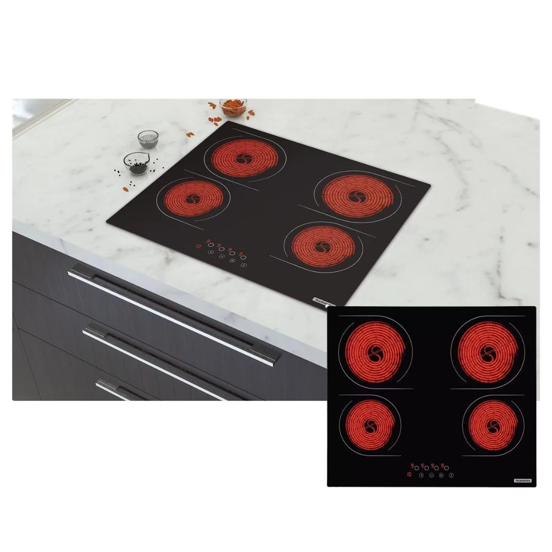 Cooktop Tramontina Vitrocer New Square 4ev 60