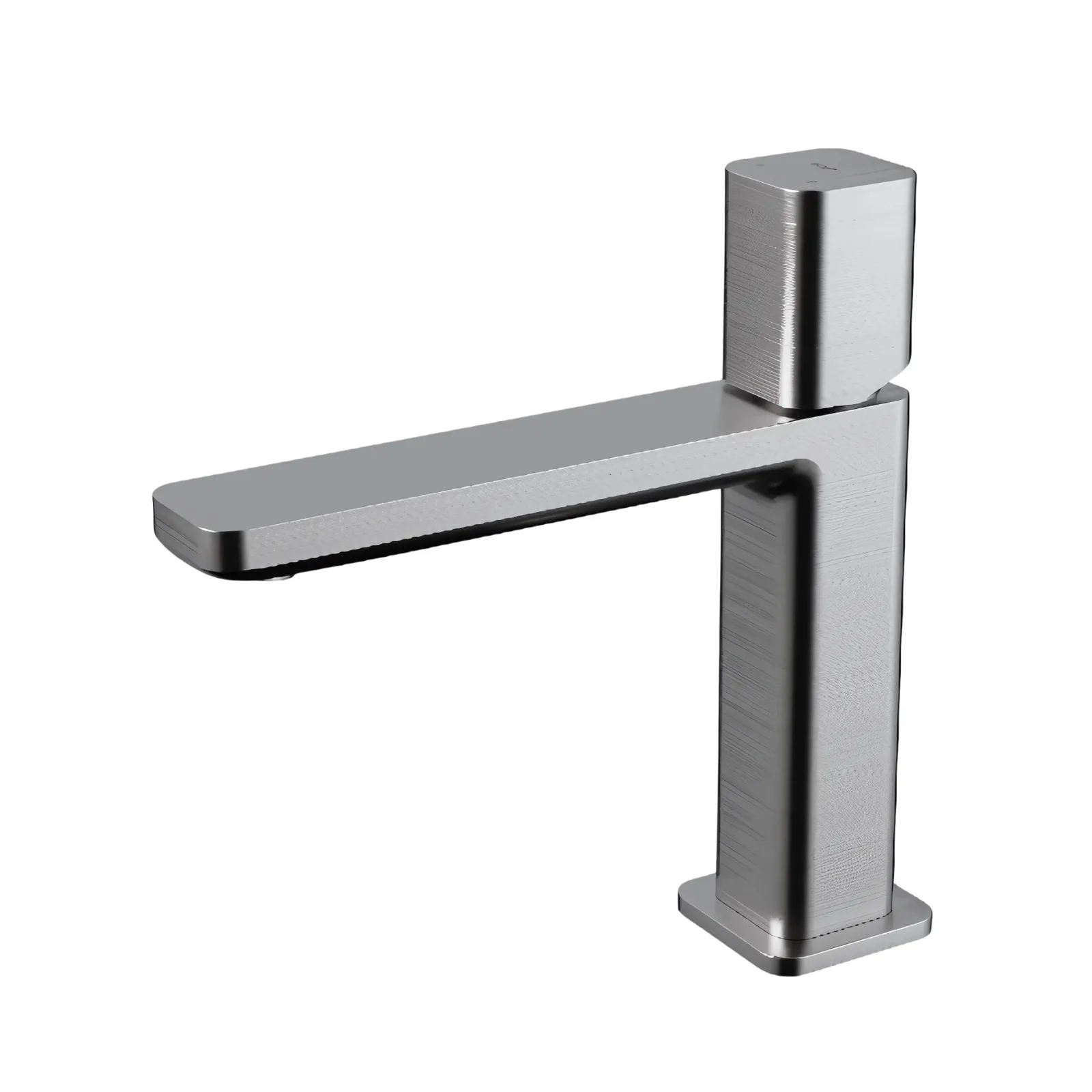 Corpo Monocomando Doka Para Lavatório 121mm Rivvo Brushed Nickel