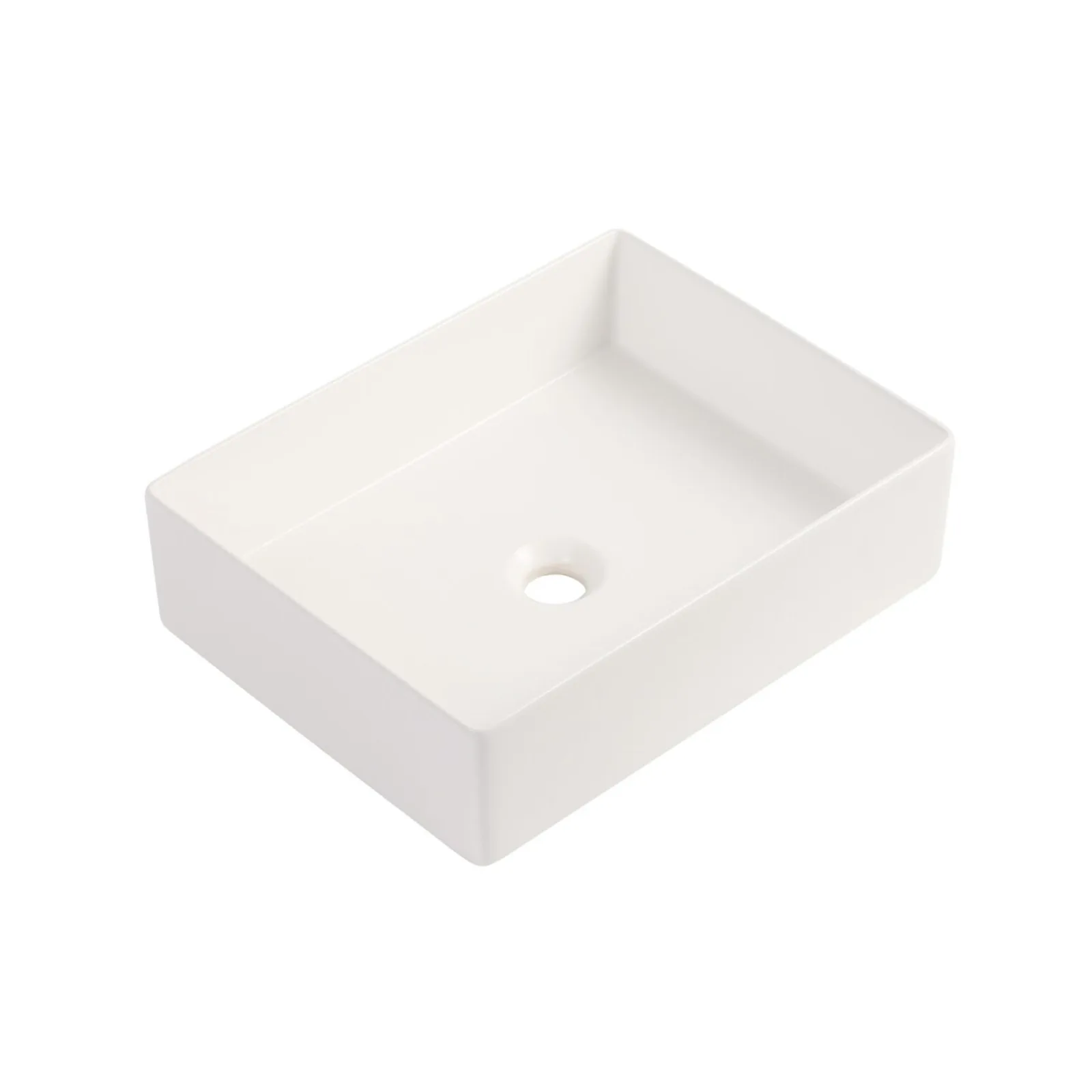 Cuba Apoio Branco Brilho Retangular 47x36 Dax Buzios