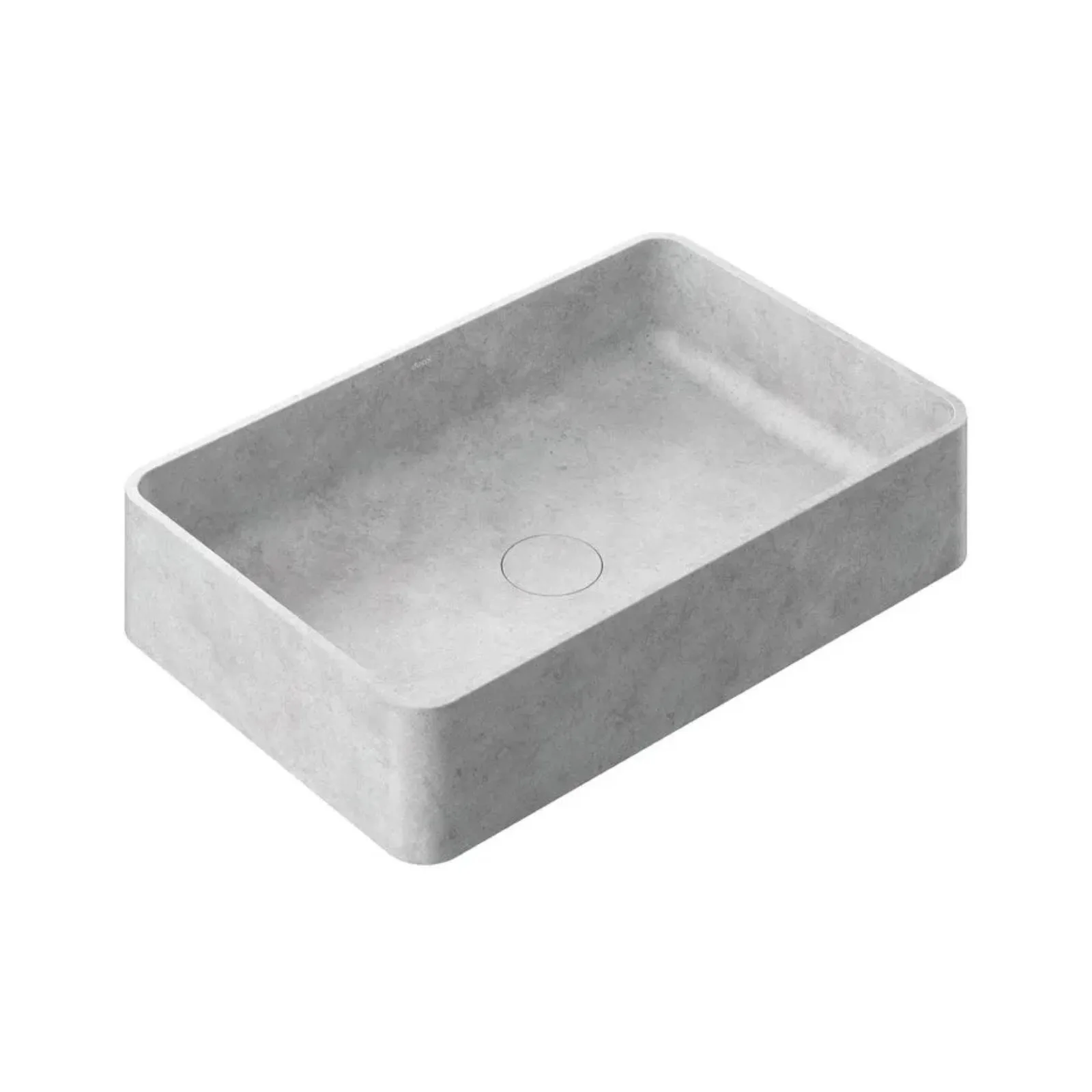 Cuba Apoio Retangular Concreto Natural 500x325x120 DocolBloc