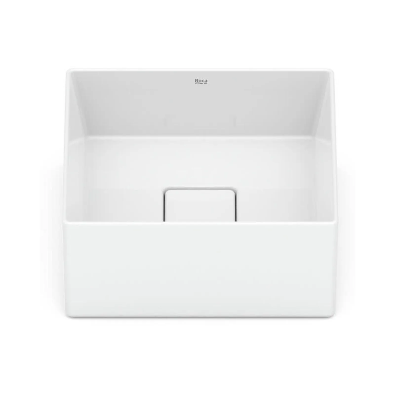 Cuba De Apoio 30x30cm Branco Brilho Roca Terra T3