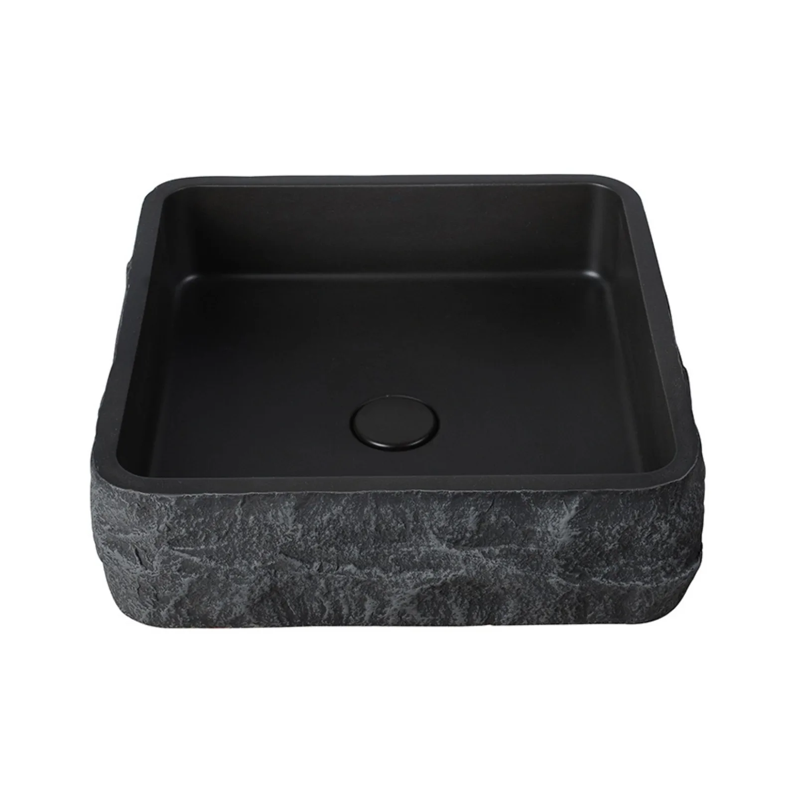 Cuba De Apoio Black Terrazzo Doka Rock GeoStone