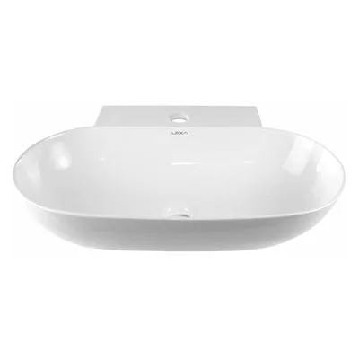Cuba de Apoio para banheiro Oval 51x38cm com Mesa Branca Lexxa Bagno LX111
