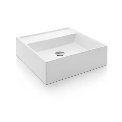 Cuba de Apoio para banheiro Quadrada 41x41 com mesa White Docol QD2
