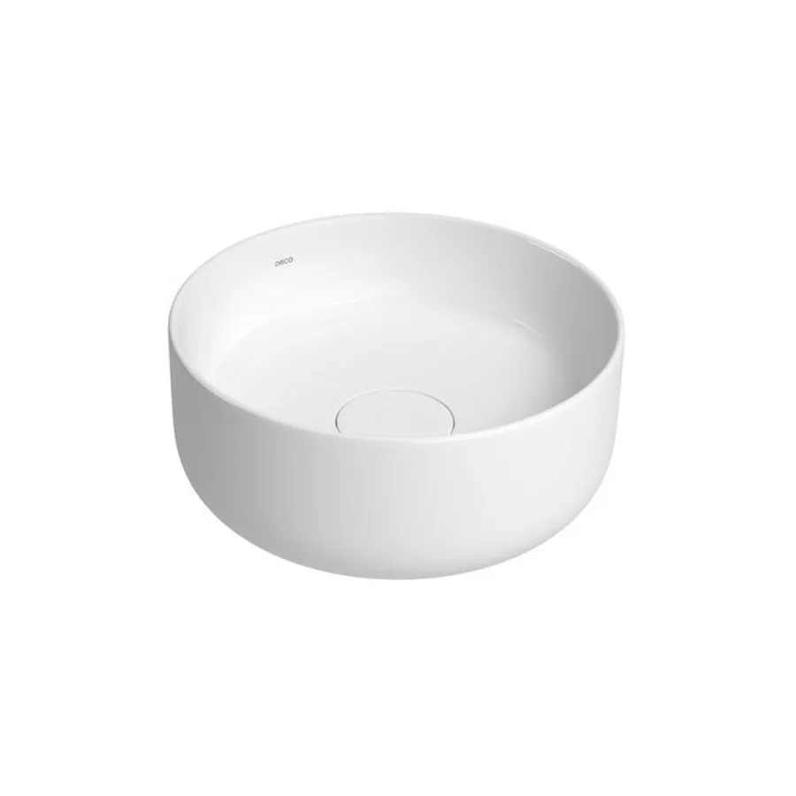 Cuba de Apoio para banheiro Redonda 30cm Branca Deca Slim L.12030
