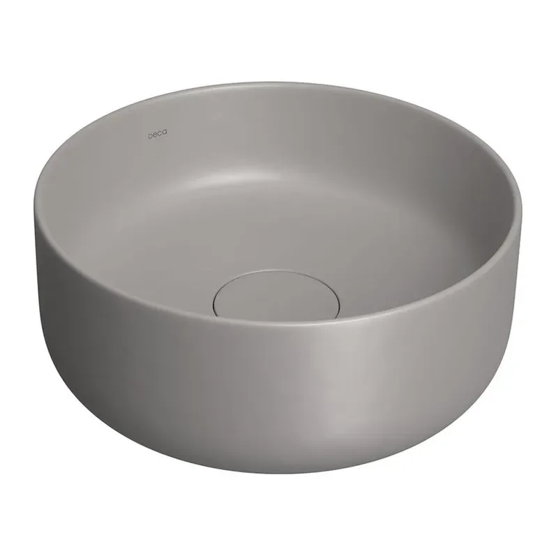 Cuba de Apoio Redonda 30cm para Banheiro Soft Antracite Deca Slim