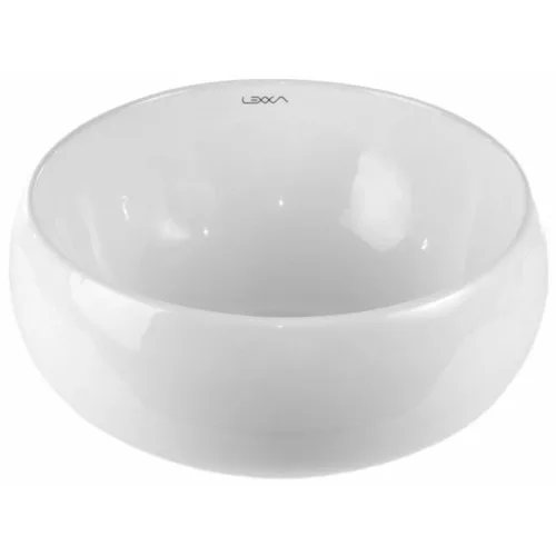 Cuba de Apoio Redonda 31cm para Banheiro Branca Lexxa Bagno