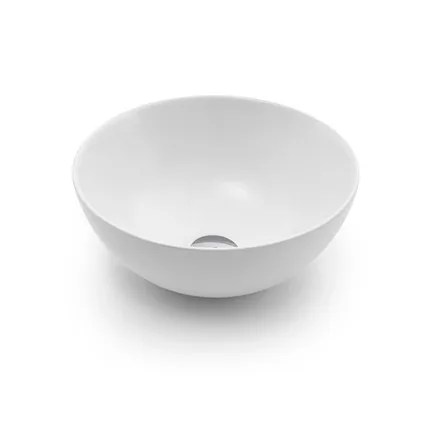 Cuba de Apoio para banheiro Redonda 32cm White Docol RD2