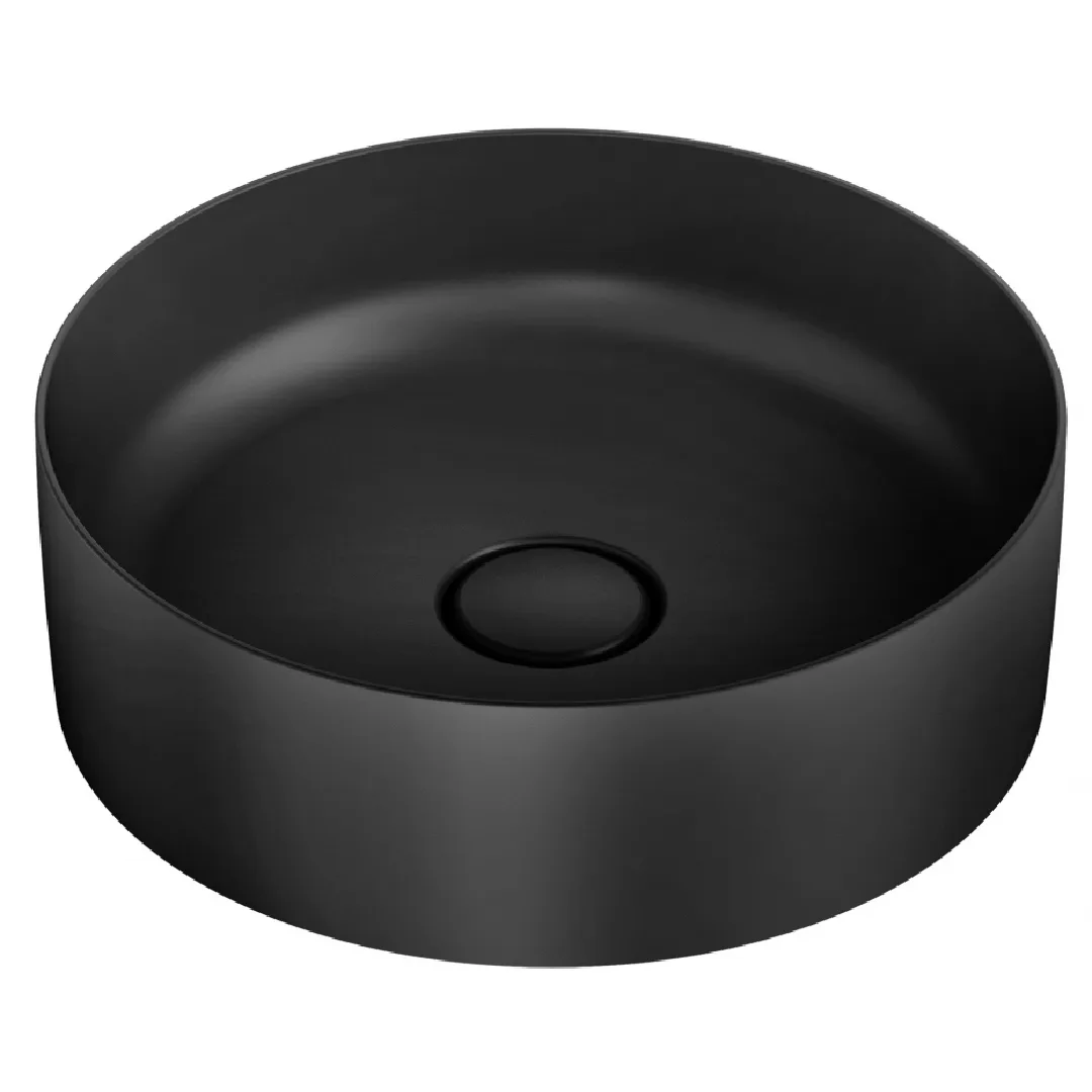 Cuba de Apoio para banheiro Redonda 39cm Noir Incepa Platinum P2