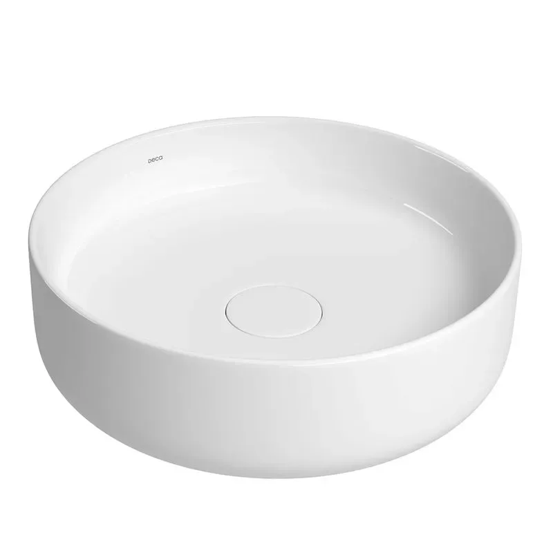 Cuba de Apoio Redonda 40cm para Banheiro Branca Deca Slim