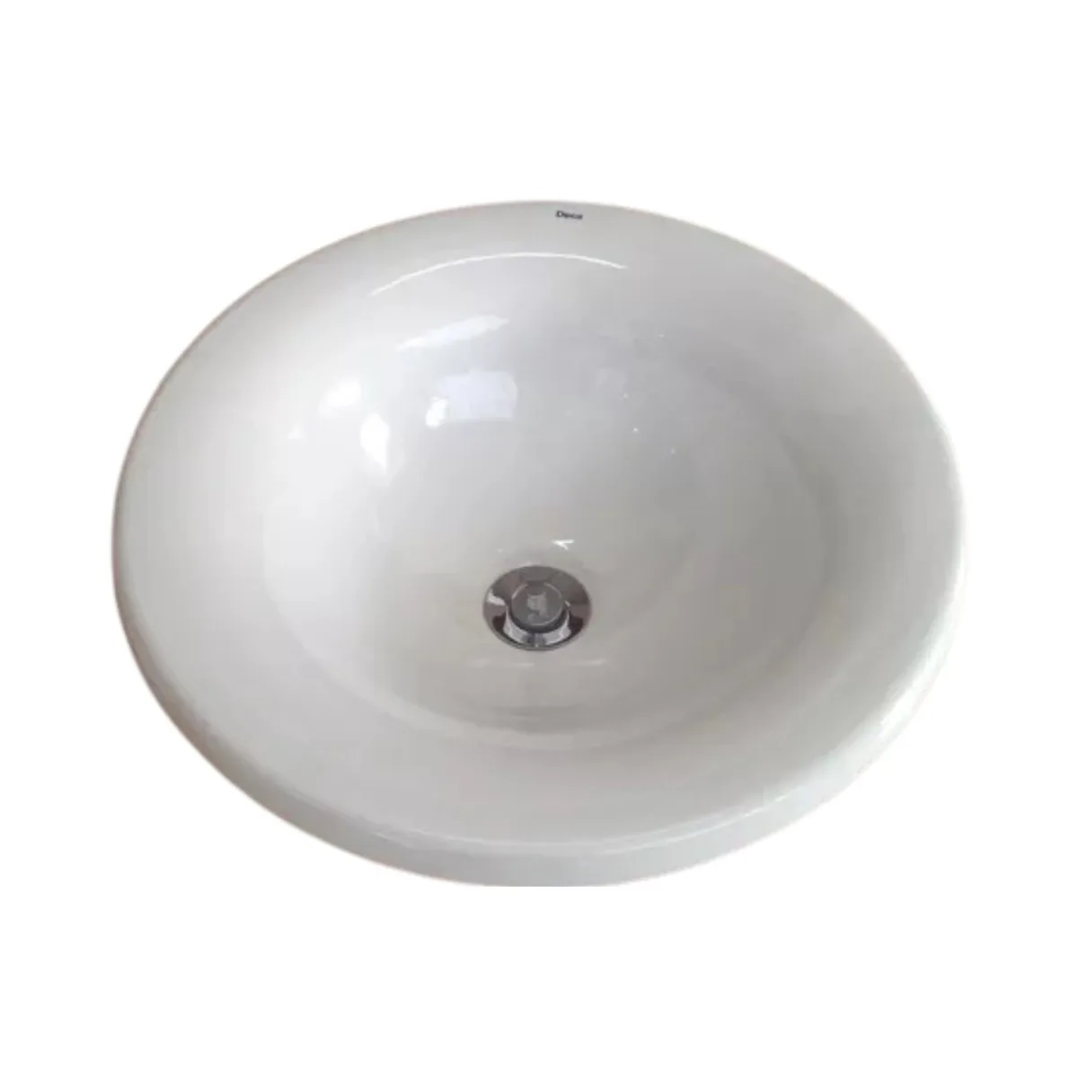 Cuba de Apoio para banheiro Redonda 40cm Branca Deca L.77