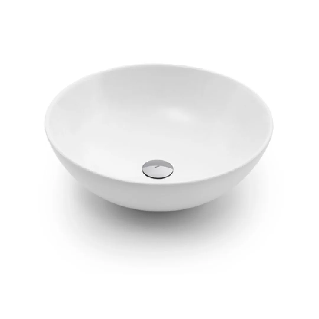 Cuba de Apoio para banheiro Redonda 40cm White Docol RD3