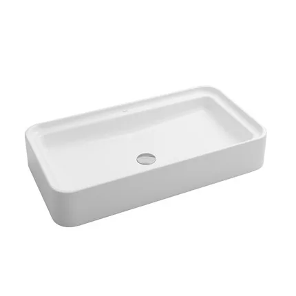 Cuba de Apoio para banheiro Retangular 75x40 Branca Docol Frame