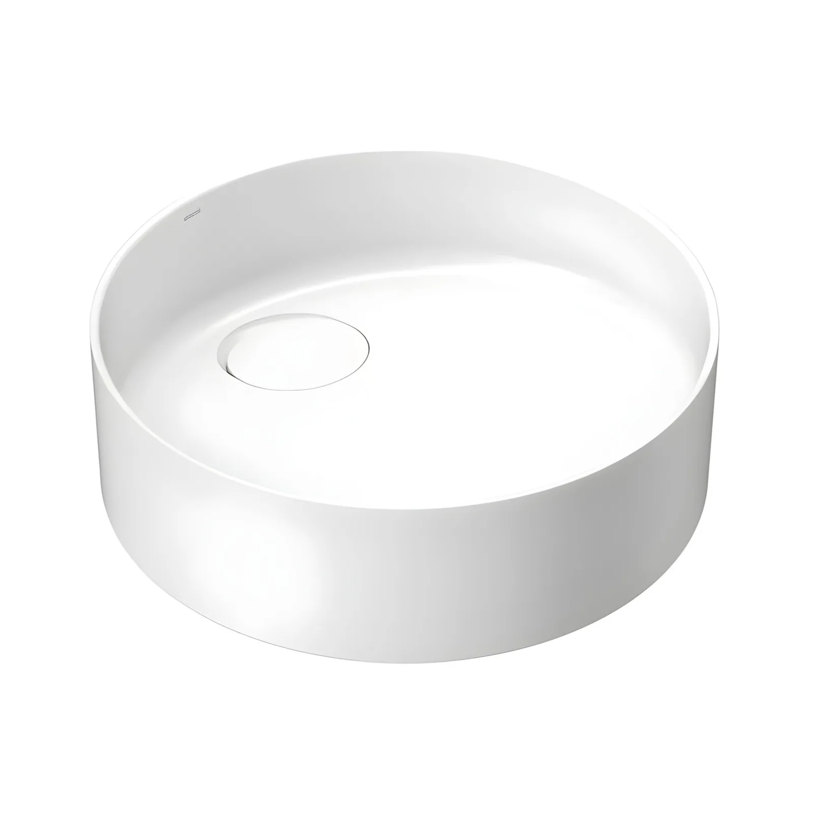 Cuba de Apoio Redonda Branco 40cm Docolflow
