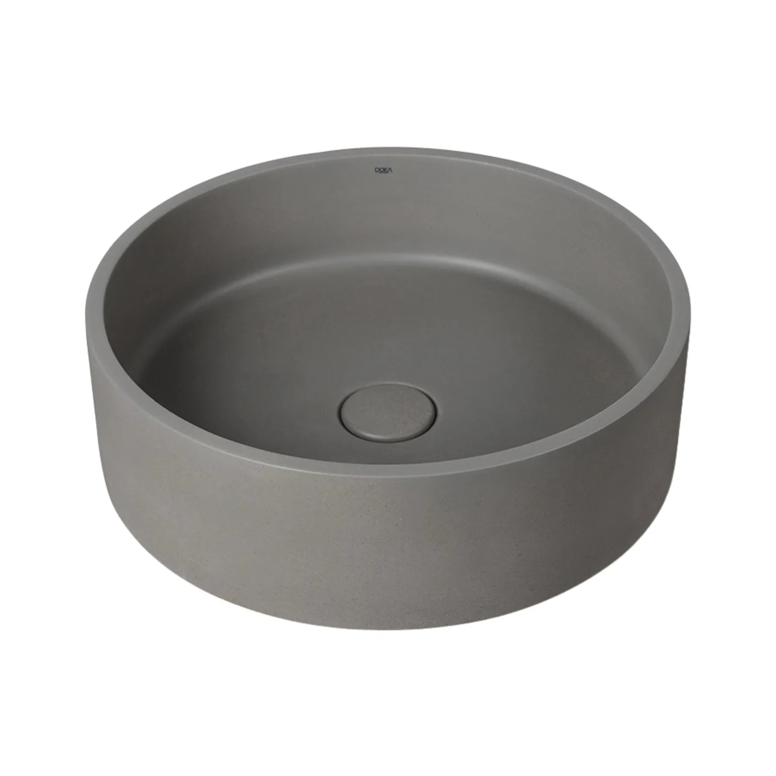 Cuba De Apoio Redonda Moss Grey Terrazzo Doka GeoStone