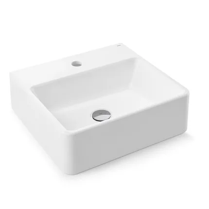 Cuba de Apoio Retangular com Mesa 42X39 para Banheiro Docol White