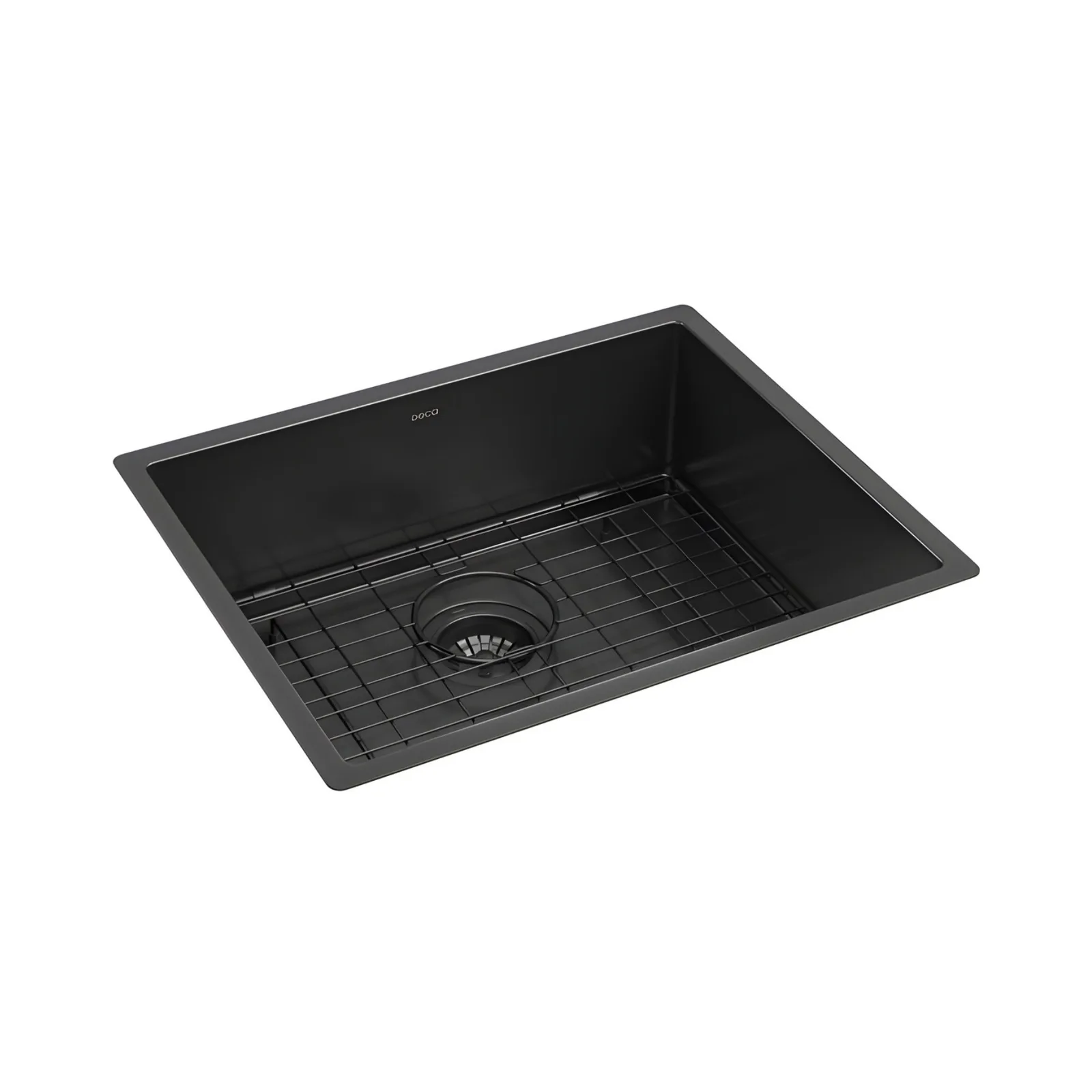 Cuba de Cozinha Retangular 50X40cm Black Matte Deca Suprema