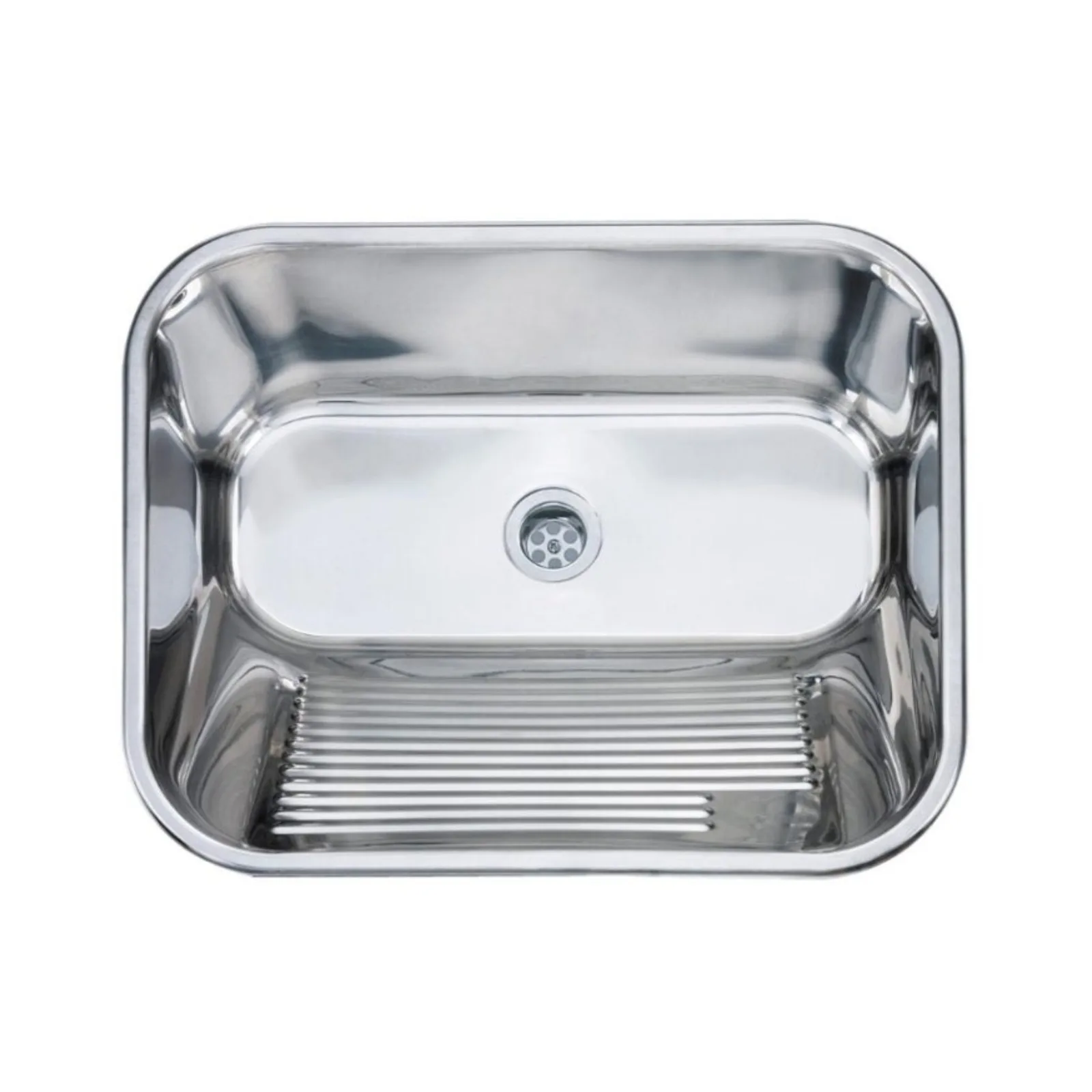 Cuba de embutir e sobrepor em aço inox 50×40 Dax Louise