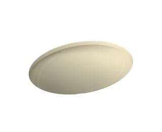 Cuba de Embutir para banheiro Oval Creme Deca L.37