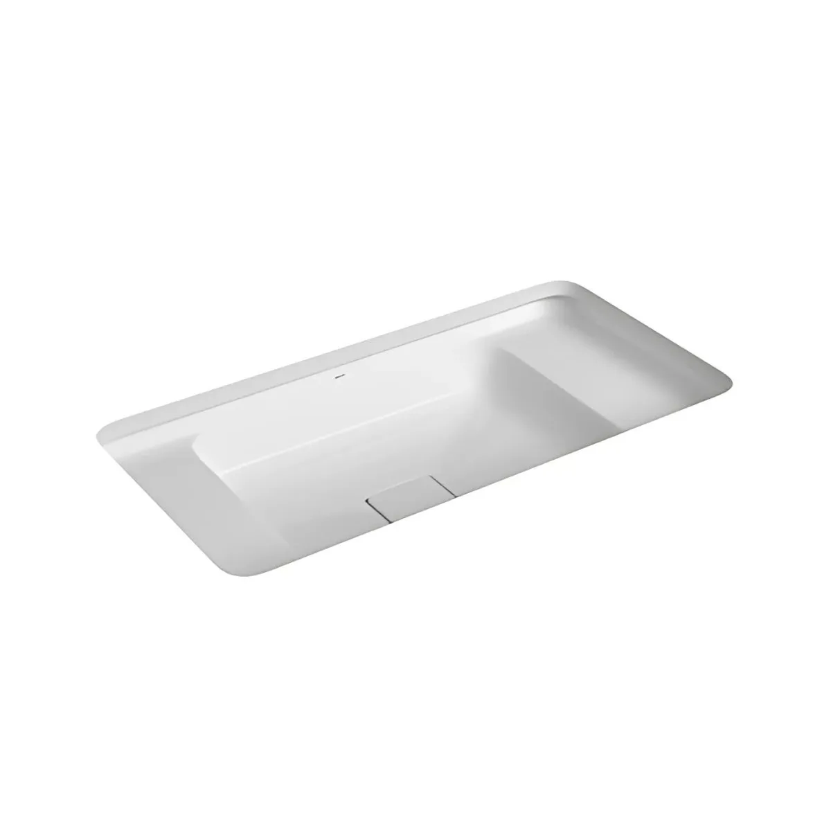 Cuba de Embutir para banheiro Retangular com mesa 60cm Branca Deca L.33060