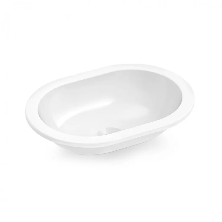 Cuba de Embutir/Sobrepor para banheiro Oval Snow Incepa