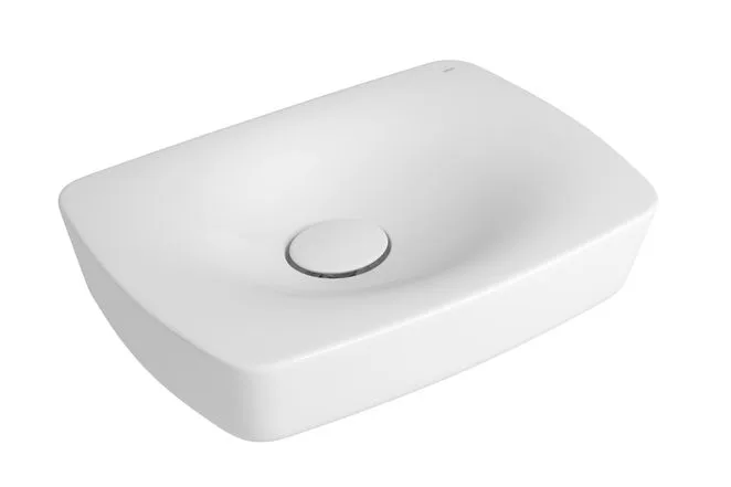 Cuba Retangular de Apoio Branco 50cm Deca Liquid