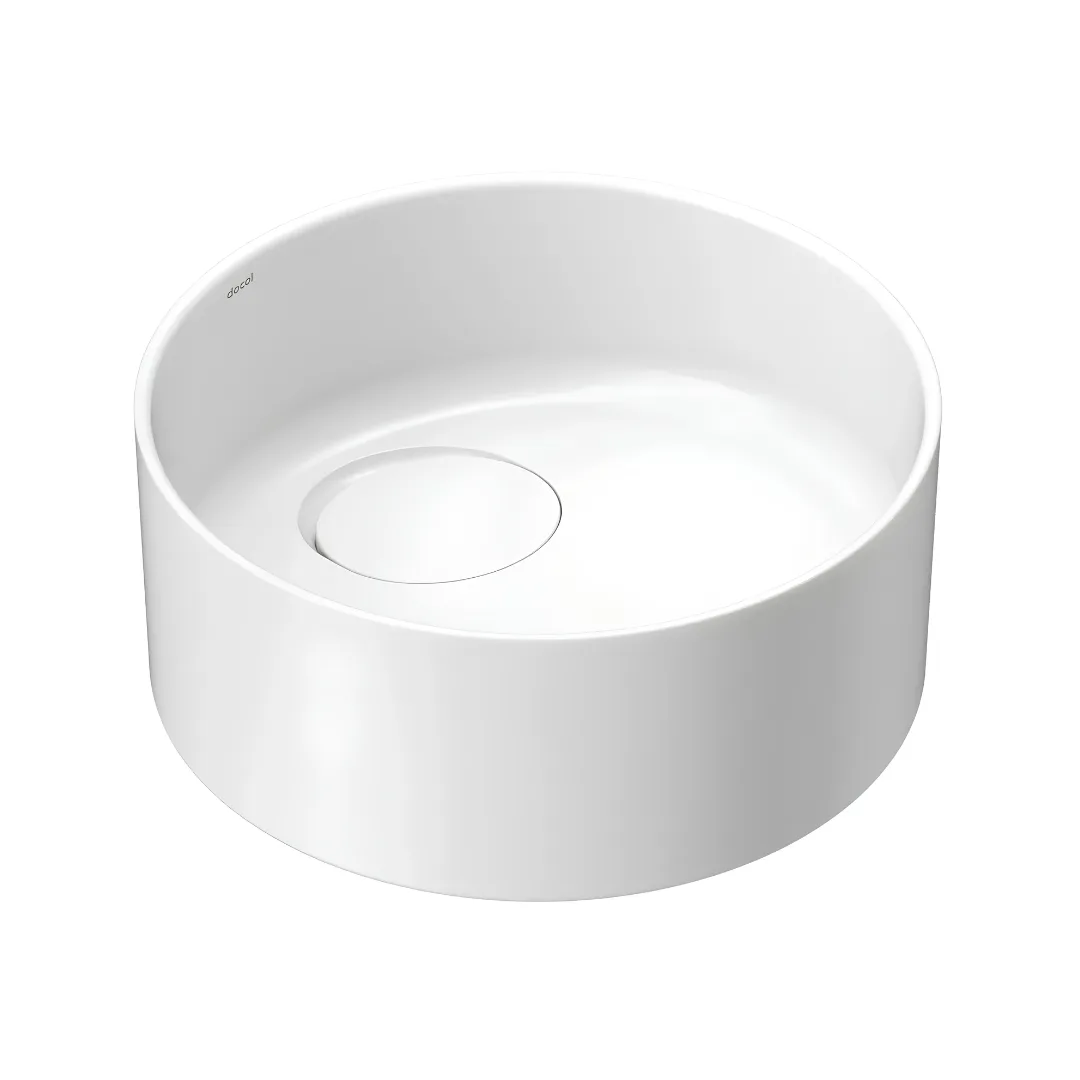 Cuba de Apoio Redonda Branco Ø30cm DocolFlow