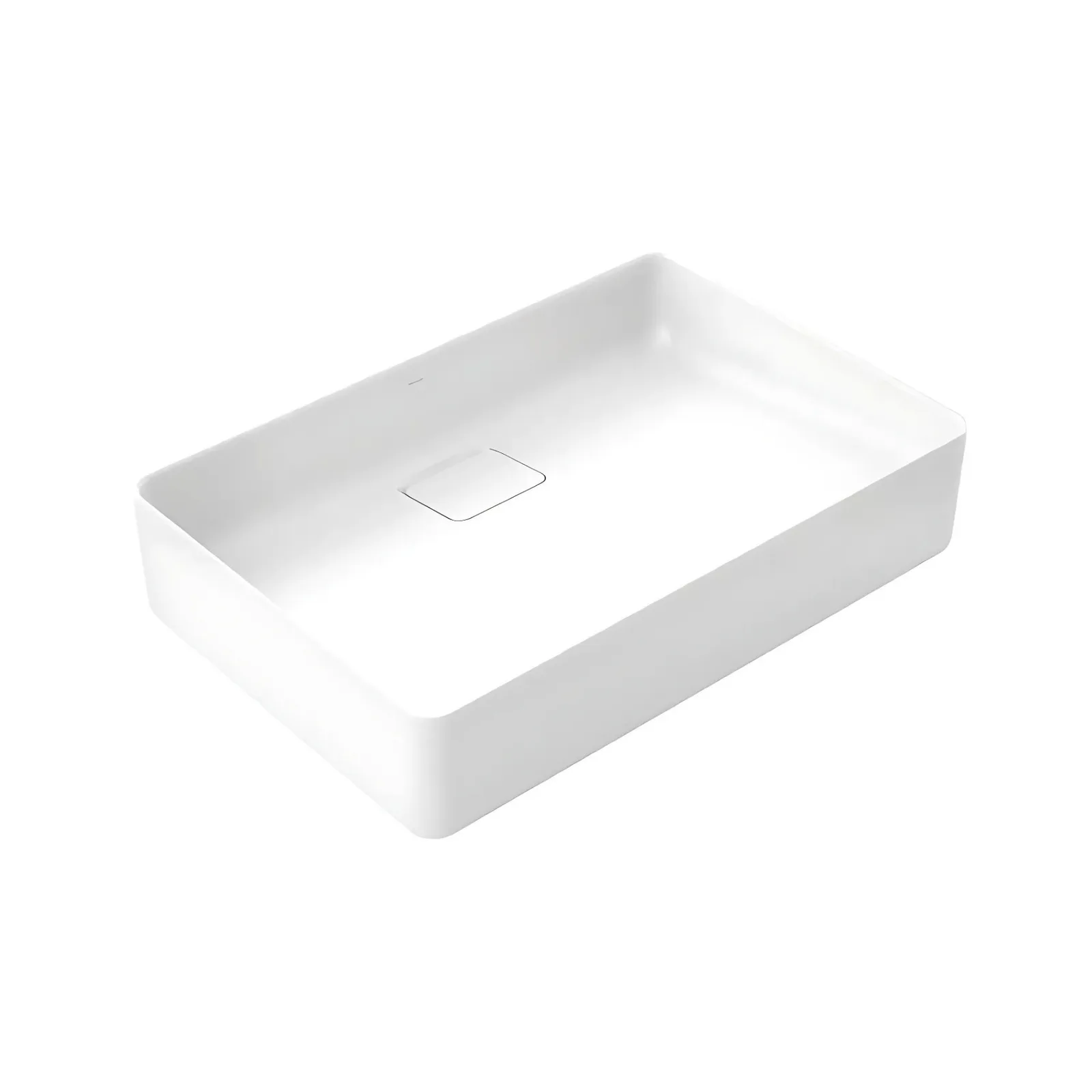 Cuba de Apoio Retangular 600x400x125 White DocolFlow