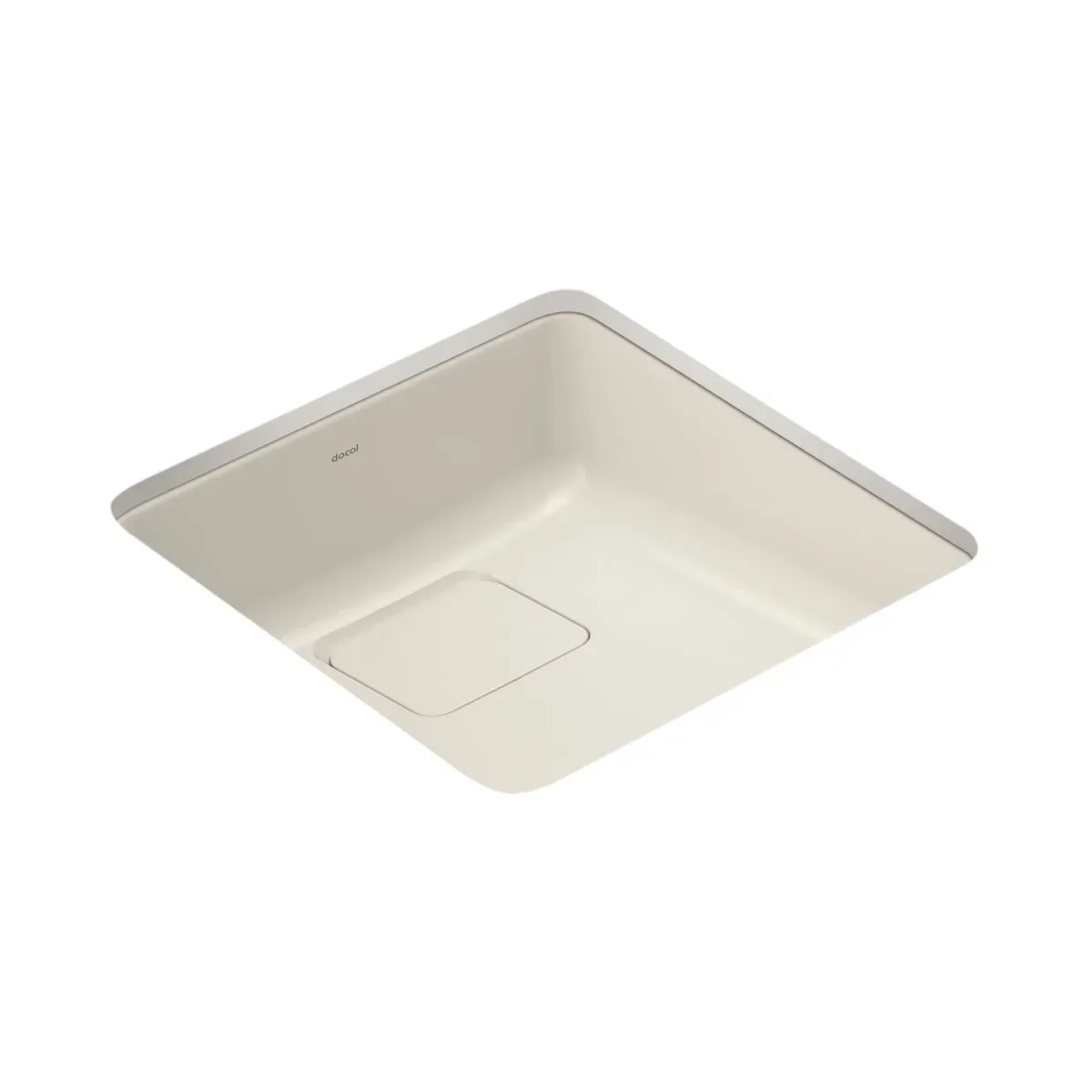 Cuba de Embutir Quadrada 30x30cm para Banheiro Areia Docol Flow