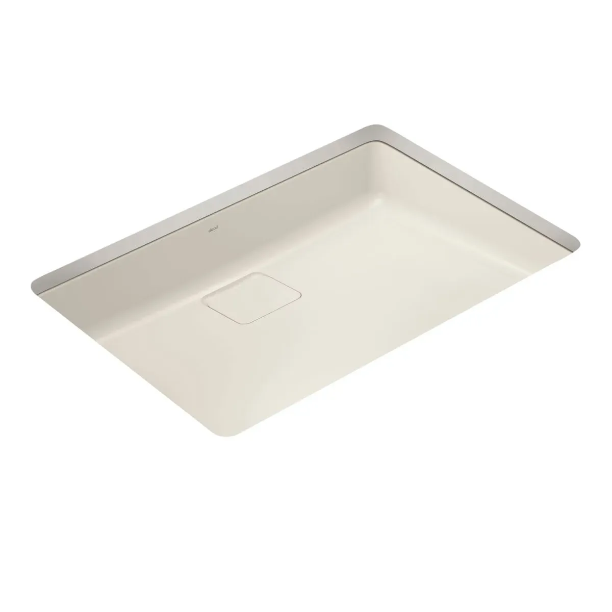 Cuba de Embutir Retangular 60x40cm para Banheiro Areia Docol Flow