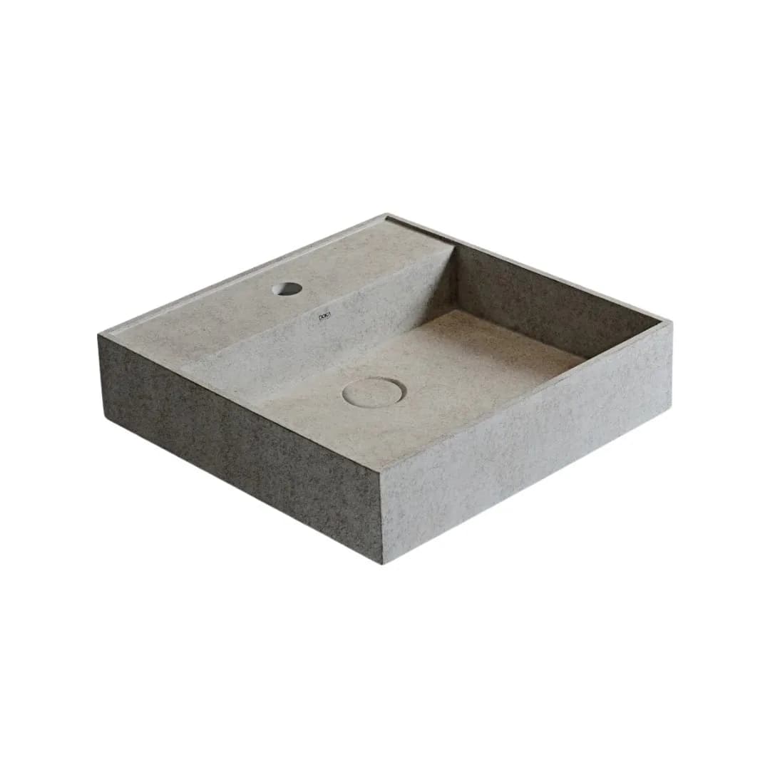 Cuba Doka De Apoio Quadrada Com Mesa Light Concrete