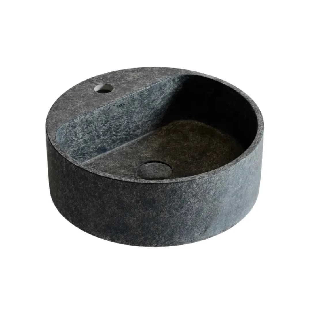 Cuba Doka De Apoio Redonda Com Mesa Dark Concrete