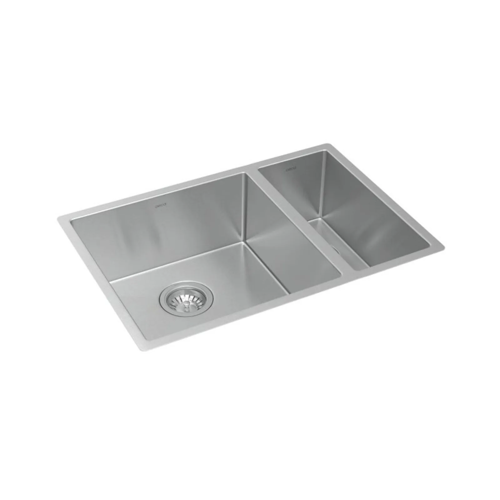 Cuba Dupla Para Cozinha Inox 60X40cm 40/18 Deca Suprema