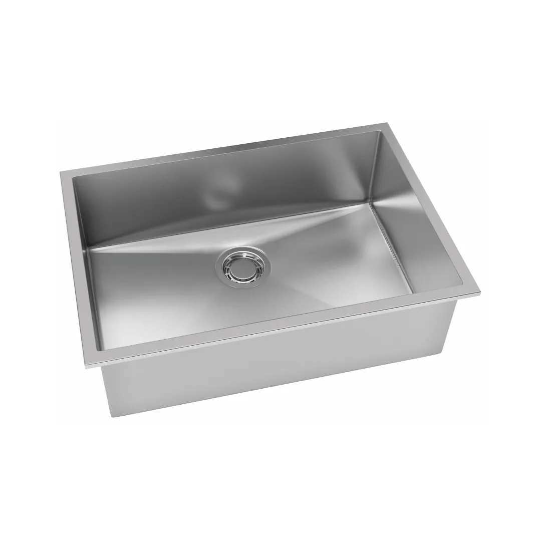 Cuba De Embutir Para Cozinha Inox Escovado 65x45 Debacco Quadratino 600