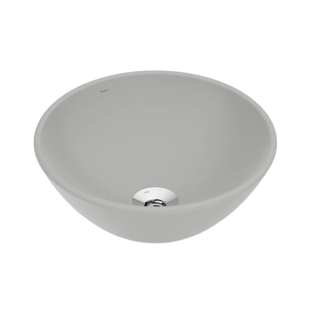 Cuba Redonda De Apoio Para Banheiro 35cm Stone Incepa Loft R1