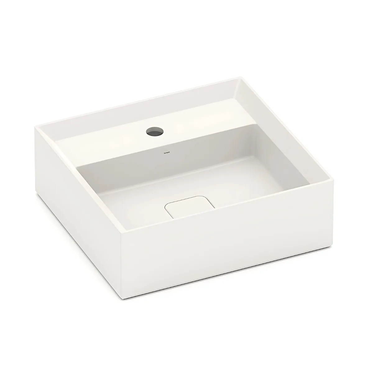 Cuba de Apoio para banheiro Retangular 45x42cm com Mesa Beige Incepa Platinum P6