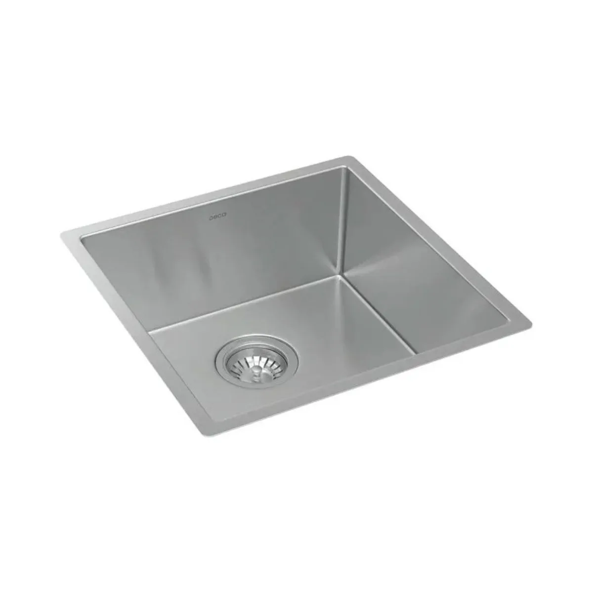 Cuba de Embutir para Cozinha Quadrada 40x40cm Inox Deca Suprema