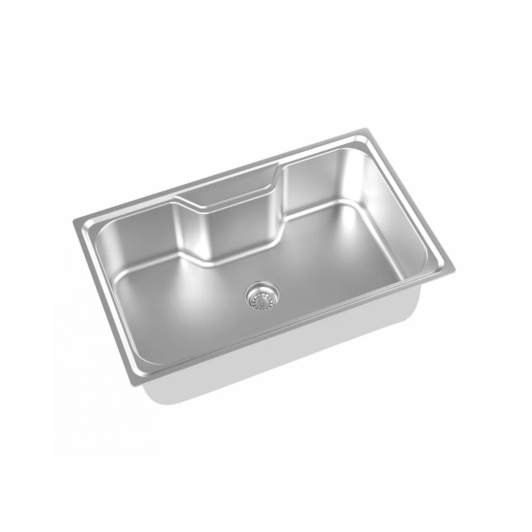 Cuba Inox 78x48cm com Acessórios Sem Furo DeBacco Funzionale 235