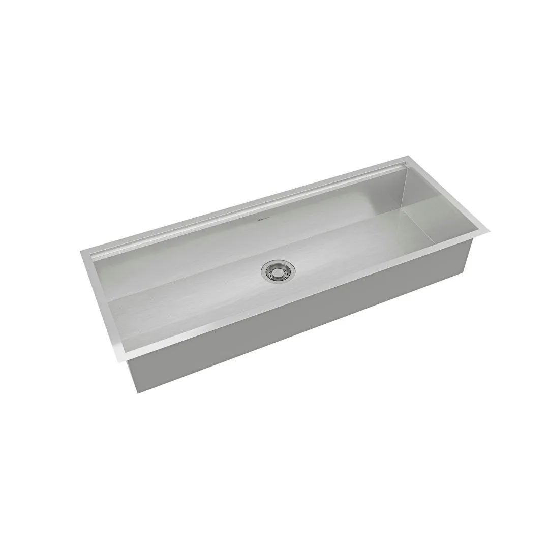 Cuba Inox 115x45cm DeBacco Quadratino 1100
