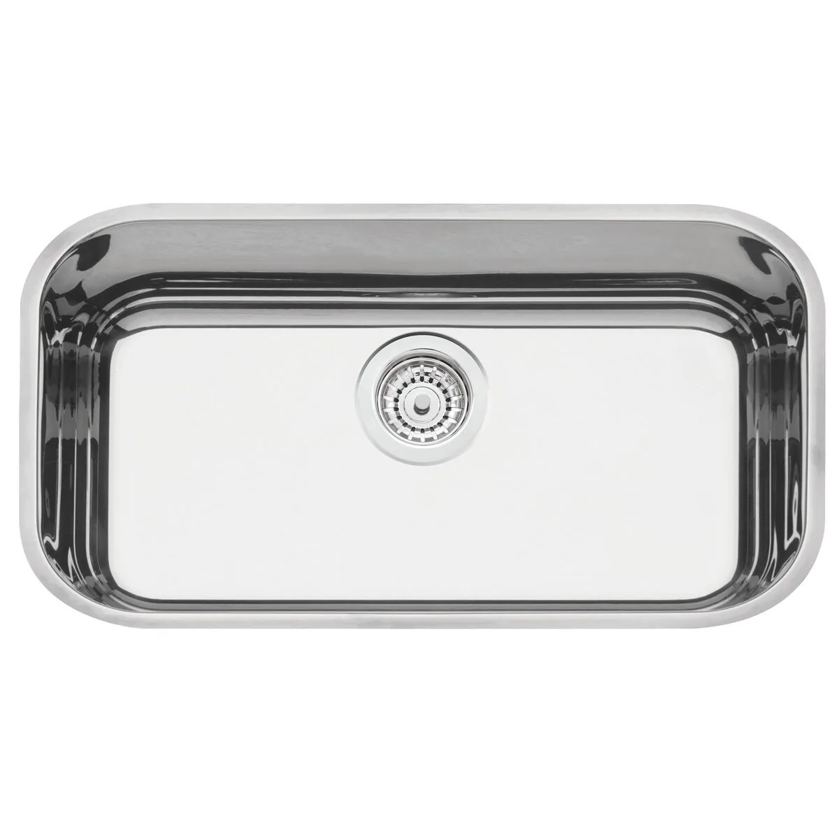 Cuba Inox de Embutir 56x34cm Alto Brilho Tramontina Lavínia 56 BL