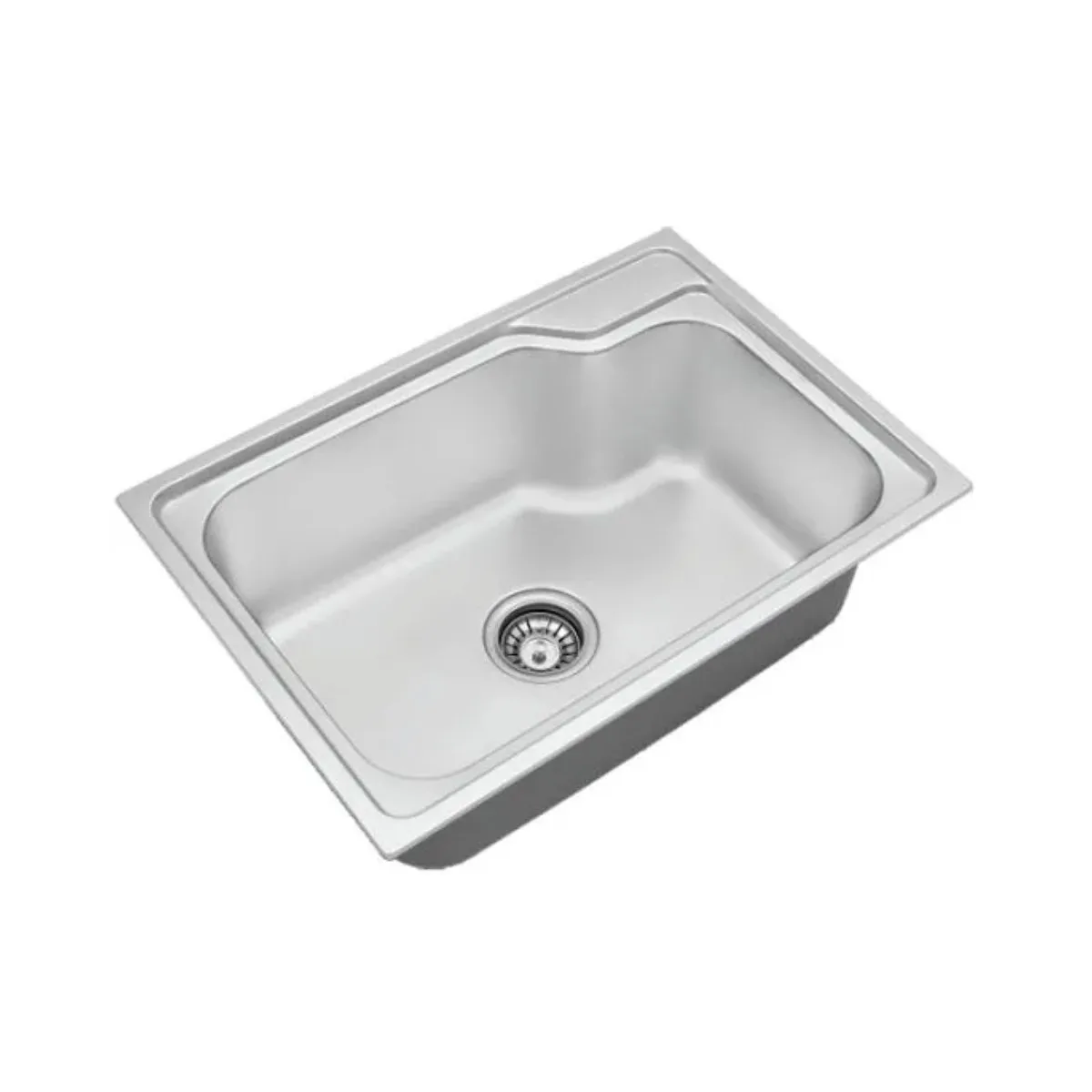 Cuba Inox de Embutir 62x43cm com Acessórios DeBacco Funzionale Inox Acetinado 20219