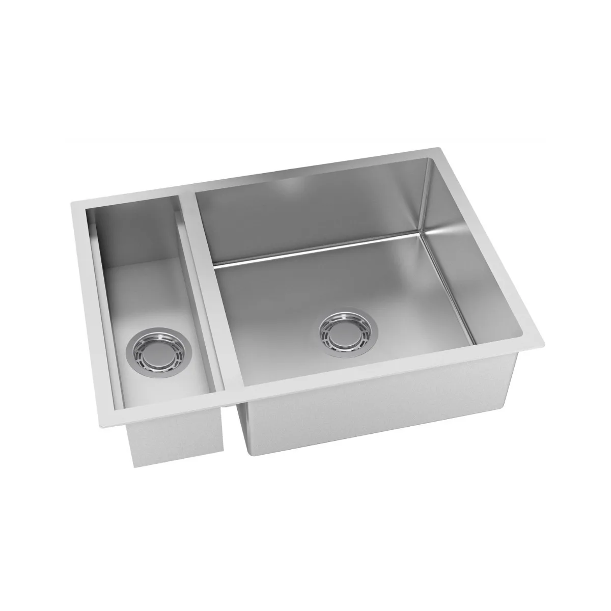 Cuba Inox de Embutir 70x50cm com Canal Organizador DeBacco Quadratino Reversível com Canal 450