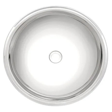 Cuba Inox Redonda para Lavabo 34cm Alto Brilho Tramontina